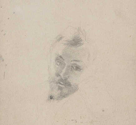 Попова Августа Степановна. Портрет художника В. Серова 